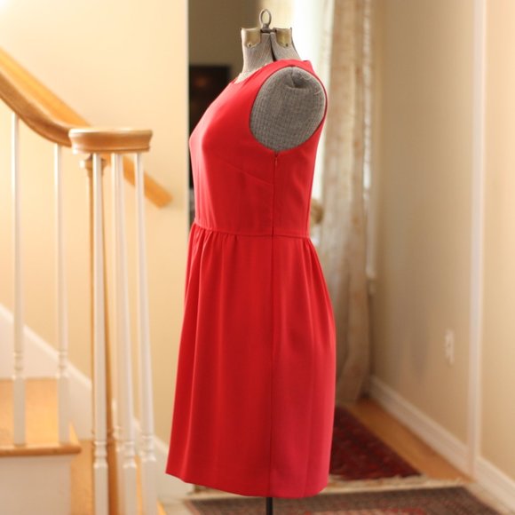 J. CREW Solid Pink Sleeveless Dress - Picture 2 of 7
